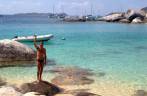 Devil's Bay, ao lado de The Baths, em Virgin Gorda - BVI